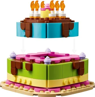 Verjaardagstaart LEGO-set afbeelding 5