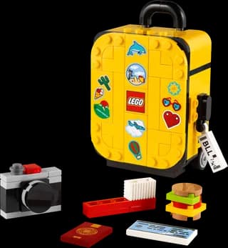 Gele koffer LEGO-set