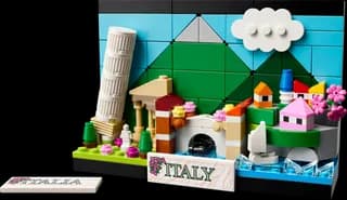 Ansichtkaart van Italië LEGO-set
