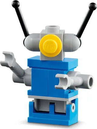 Grote blauwe minifiguur van een astronaut LEGO-set afbeelding 4