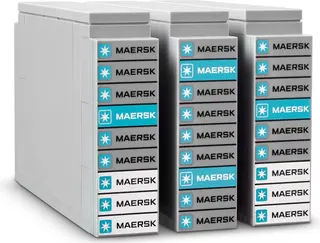 Maersk containerschip met dubbel brandstofsysteem LEGO-set afbeelding 4