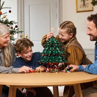 Decoratieve kerstboom voor het hele gezin LEGO-set afbeelding 8