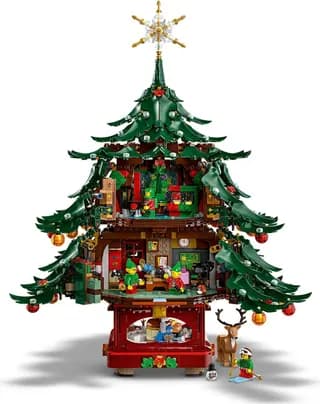 Decoratieve kerstboom voor het hele gezin LEGO-set afbeelding 2