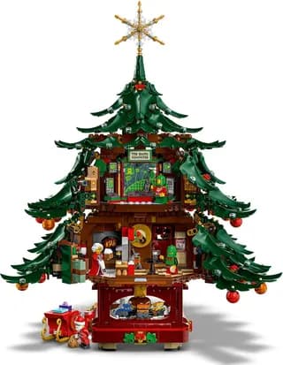 Decoratieve kerstboom voor het hele gezin LEGO-set afbeelding 3
