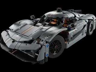 Koenigsegg Jesko Absolut grijze hypercar LEGO-set
