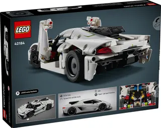 Koenigsegg Jesko Absolut White Hypercar LEGO-set afbeelding 10