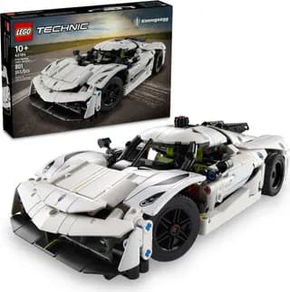 Koenigsegg Jesko Absolut White Hypercar LEGO-set afbeelding 11