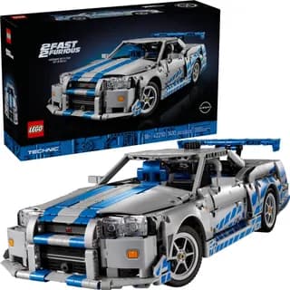 2 Fast 2 Furious Nissan Skyline GT-R (R34) auto LEGO-set afbeelding 10