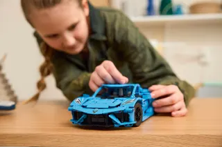 Chevrolet Corvette Stingray - blauw LEGO-set afbeelding 9