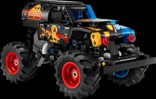 Monster Jam Grave Digger vuur en ijs LEGO-set