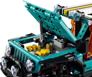 Jeep Wrangler Rubicon terreinwagen LEGO-set afbeelding 5