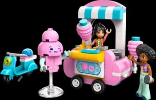 Cotton Candy Stand and Scooter LEGO-set