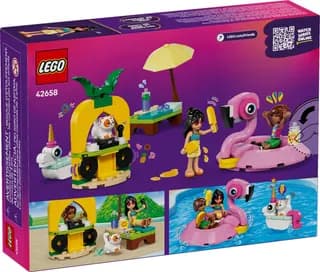 Zwembadfeestje met flamingo en eenhoorn LEGO-set afbeelding 9