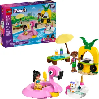 Zwembadfeestje met flamingo en eenhoorn LEGO-set afbeelding 10