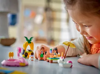 Zwembadfeestje met flamingo en eenhoorn LEGO-set afbeelding 6