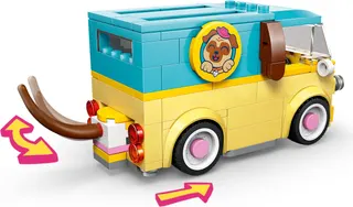Bestelwagen met dierenaccessoires LEGO-set afbeelding 3