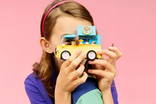 Bestelwagen met dierenaccessoires LEGO-set afbeelding 8