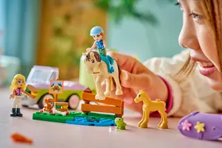 Trailer met paard en veulen LEGO-set afbeelding 7