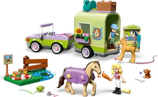 Trailer met paard en veulen LEGO-set afbeelding 3