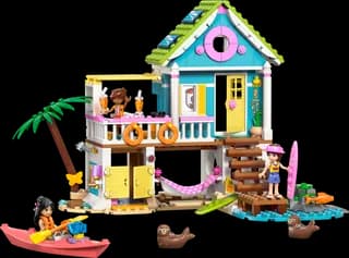 Strandhuis met zeehonden LEGO-set