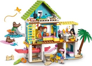 Strandhuis met zeehonden LEGO-set afbeelding 4