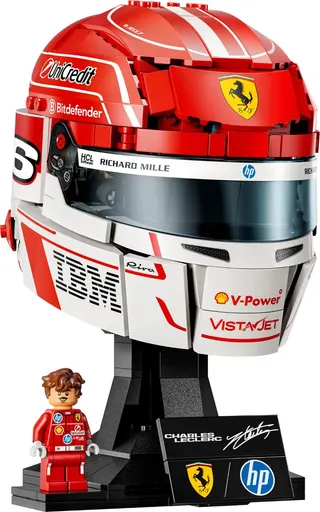 Scuderia Ferrari HP helm van Charles Leclerc LEGO-set