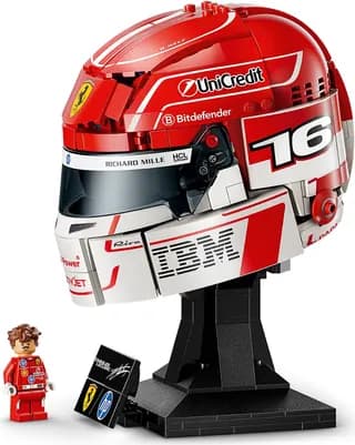 Scuderia Ferrari HP helm van Charles Leclerc LEGO-set afbeelding 6