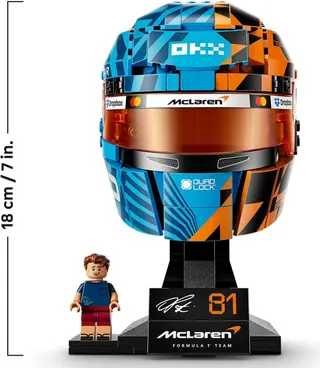 McLaren Mastercard F1 Team helm van Oscar Piastri LEGO-set afbeelding 5