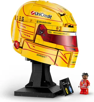 Scuderia Ferrari HP helm van Lewis Hamilton LEGO-set afbeelding 6