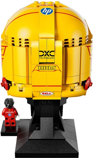 Scuderia Ferrari HP helm van Lewis Hamilton LEGO-set afbeelding 4