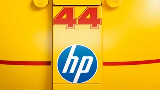 Scuderia Ferrari HP helm van Lewis Hamilton LEGO-set afbeelding 8