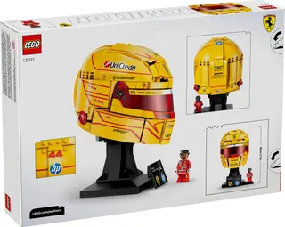 Scuderia Ferrari HP helm van Lewis Hamilton LEGO-set afbeelding 12