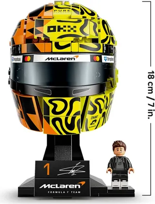 McLaren Mastercard F1 Team helm van Lando Norris LEGO-set afbeelding 6