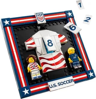 2026 U.S. Soccer National Team Jersey LEGO-set afbeelding 6