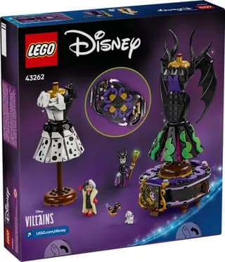 De jurken van Maleficent en Cruella De Vil LEGO-set afbeelding 5