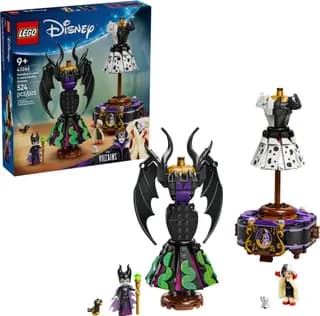 De jurken van Maleficent en Cruella De Vil LEGO-set afbeelding 6