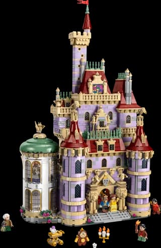 Belle en het Beest kasteel LEGO-set