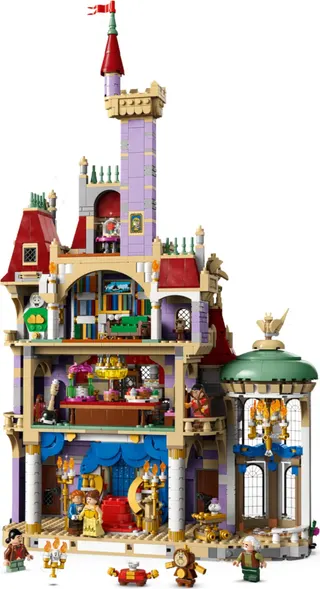 Belle en het Beest kasteel LEGO-set afbeelding 3
