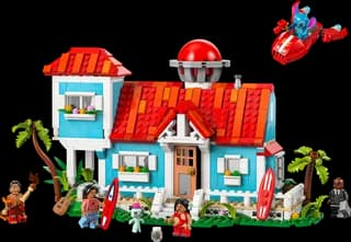 Lilo en Stitch strandhuis LEGO-set