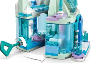 Mini kasteel van Arendelle en Elsa's ijspaleis LEGO-set afbeelding 4