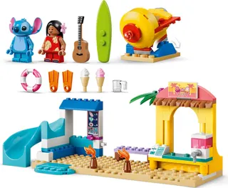 Strandplezier met Lilo en Stitch LEGO-set afbeelding 3