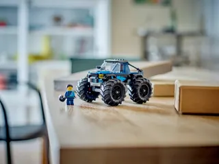 Blauwe monstertruck LEGO-set afbeelding 8