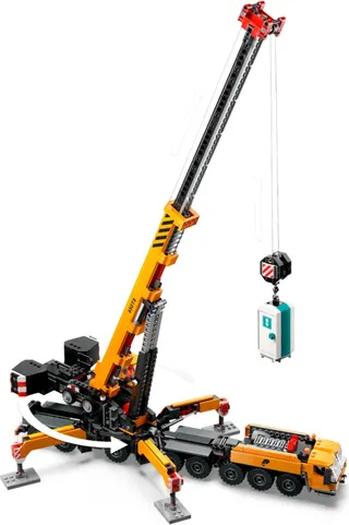 Yellow Mobile Construction Crane LEGO-set afbeelding 3