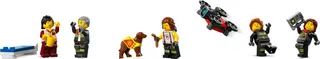Brandweerkazerne en brandweerauto LEGO-set afbeelding 4