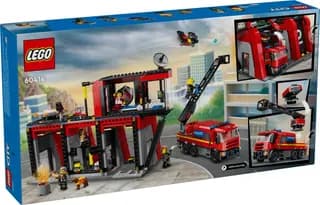 Brandweerkazerne en brandweerauto LEGO-set afbeelding 8