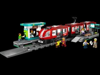 Stadstram en station LEGO-set