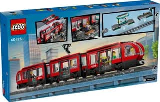 Stadstram en station LEGO-set afbeelding 3
