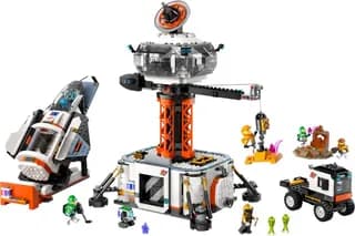 Space Base and Rocket Launchpad LEGO-set afbeelding 2