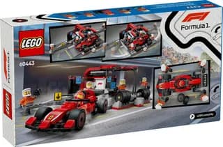 F1 pitstop en pitcrew met Ferrari auto LEGO-set afbeelding 6