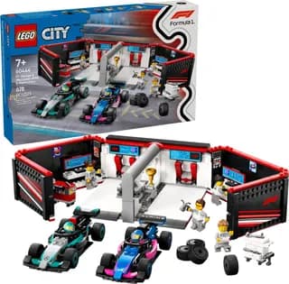 F1 Garage & Mercedes-AMG & Alpine Cars LEGO-set afbeelding 7